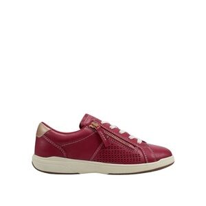 Earth Netta Red‎ Leather Round Toe Casual Lace-up Sneakers Size 7.5